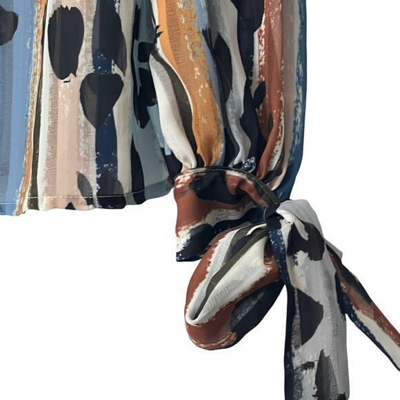 Hutch Anthropologie Melissa Striped Blouse Size XS - Picture 6 of 13